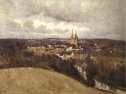 Corot Camille View of Saint-It painting